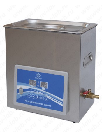 Ультразвуковая ванна (мойка) STEGLER 5DT (5л.,20-80°C, 120W)