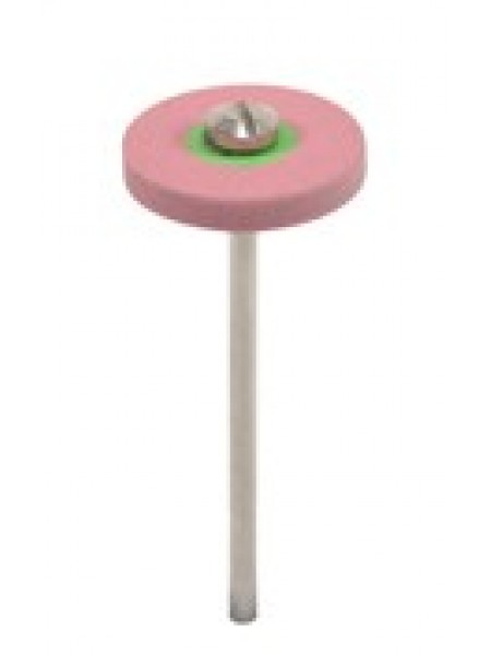 Полиры для керамики и циркона 9802M "диск" (розовый), d=17 мм., L=2,5 мм., 1 шт.