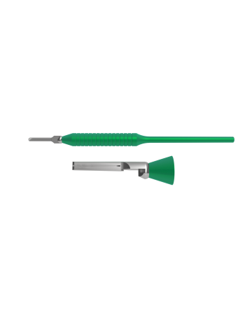 Ручка скальпеля балансированная (зеленая) P-0039