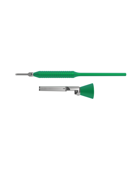 Ручка скальпеля балансированная (зеленая) P-0039