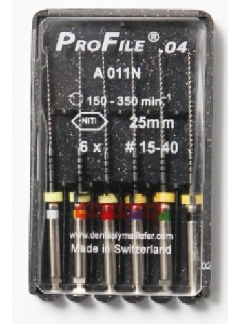 Pro-Files 04 №15-40, L31, (6 шт.), Maillefer