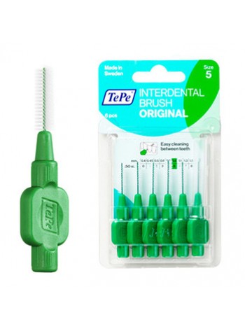 МЕЖЗУБНЫЕ ЁРШИКИ (ORIGINAL) 6 ШТ ЗЕЛЁНЫЕ