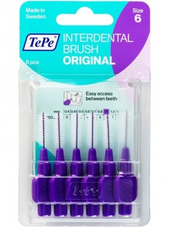 МЕЖЗУБНЫЕ ЁРШИКИ (ORIGINAL) 6 ШТ ФИОЛЕТОВЫЕ