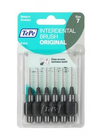 МЕЖЗУБНЫЕ ЁРШИКИ (ORIGINAL) 6 ШТ СЕРЫЕ