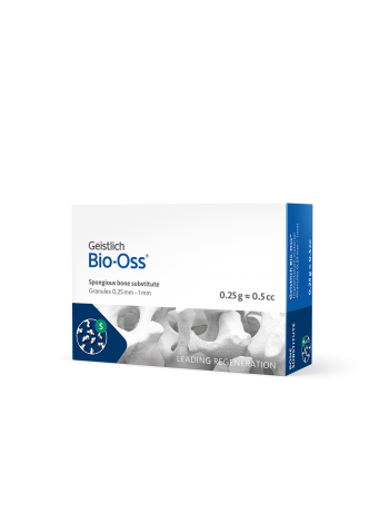 Bio-Oss 0,25 г, гранулы 0,25-1 мм, размер S, натуральный костнозамещающий материал, арт: 30641.2