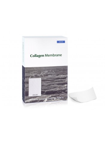 GCM2030 Резорбируемая мембрана 20x30мм Collagen Membrane, Genoss (Ю.Корея)