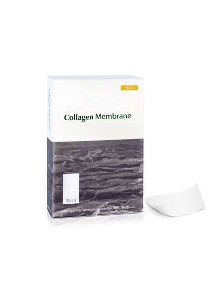 GCM1020 Резорбируемая мембрана 10х20мм Collagen Membrane, Genoss (Ю.Корея)