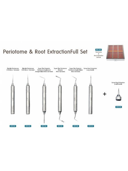 SPET-SET Набор для периотомии и экстракции корней (с кассетой)