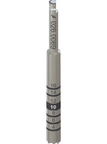 Длинная фреза для удаления имплантата, Ø 2,9 мм, L 40 мм, Stainless steel