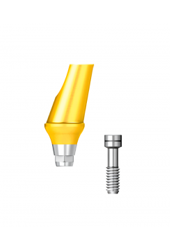 Абатмент угловой (Angled Abutment) диаметр 5.5 мм, десна 5 мм, угол 15°, hex B (SSAA 555015BH)
