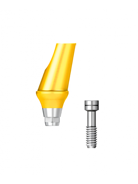 Абатмент угловой (Angled Abutment) диаметр 5.5 мм, десна 1.5 мм, угол 15°, hex A (SSAA 551515AH) Абатмент угловой (Angled Abutment) диаметр 5.5 мм, десна 1.5 мм, угол 15°, hex A (SSAA 551515AH)