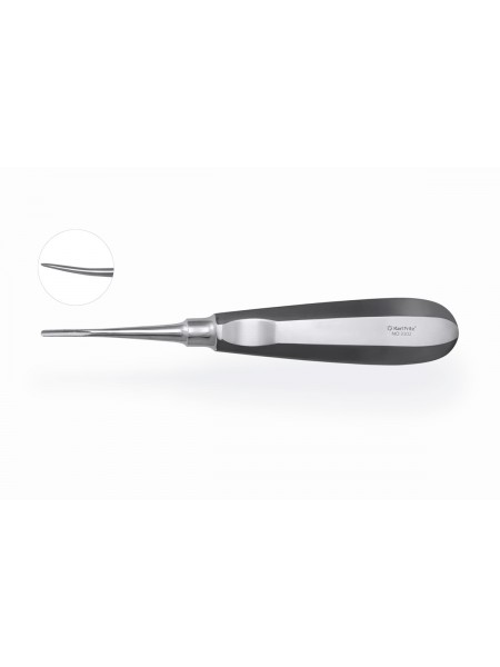 Элеватор Lindo-Levien с микрозубцами Microsaw изогнутый, 2.5 мм Элеватор Lindo-Levien с микрозубцами Microsaw изогнутый, 2.5 мм
