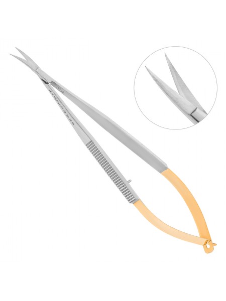Ножницы хирургические Castroviejo TC, изогнутые , 14 см Ножницы хирургические Castroviejo TC, изогнутые , 14 см