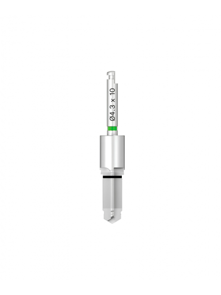 Прямое сверло (Straight Drill), диаметр 4.3 мм, длина 10 мм (DSU 4310M) Прямое сверло (Straight Drill), диаметр 4.3 мм, длина 10 мм (DSU 4310M)