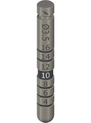 Глубиномер, Ø 3,5 мм, L 26 мм, Ti