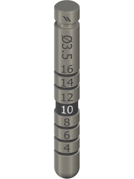 Глубиномер, Ø 3,5 мм, L 26 мм, Ti