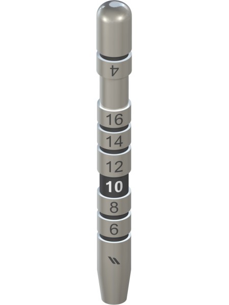 Глубиномер, Ø 2,8 мм, L 27 мм, Ti