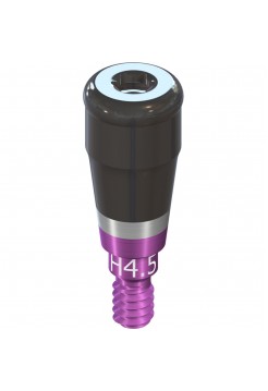 Прямой абатмент Novaloc 0°, RB/WB, с винтом, диаметр 3.8 мм, высота десны 4.5 мм