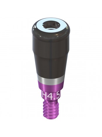 Прямой абатмент Novaloc 0°, RB/WB, с винтом, диаметр 3.8 мм, высота десны 4.5 мм