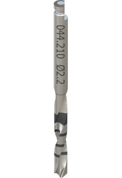 Короткое пилотное сверло 1, Ø 2,2 мм, L 33 мм, Stainless steel