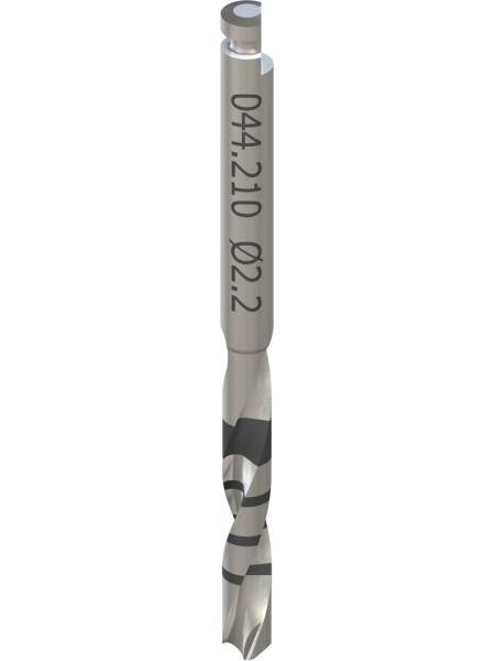 Короткое пилотное сверло 1, Ø 2,2 мм, L 33 мм, Stainless steel Короткое пилотное сверло 1, Ø 2,2 мм, L 33 мм, Stainless steel