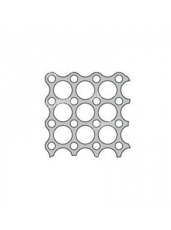 Пластина сетчатая (под винты Ø 2,0 мм и Ø 2,3 мм), размер 177.5 x 75.5 мм