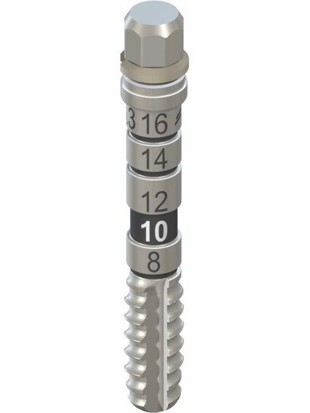 Метчик для переходника S/SP, Ø 3,3 мм, L 23 мм, Stainless steel