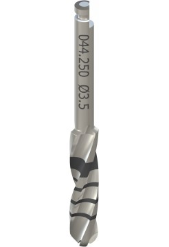 Короткое спиральное сверло PRO, Ø 3,5 мм, L 33 мм, Stainless steel