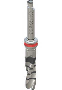 Короткое спиральное сверло PRO для хирургии по шаблонам 16 мм, Ø3,5 мм, L 32 мм, Stainless steel
