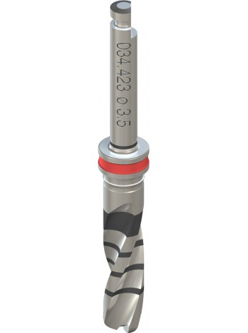 Короткое спиральное сверло PRO для хирургии по шаблонам 16 мм, Ø3,5 мм, L 32 мм, Stainless steel