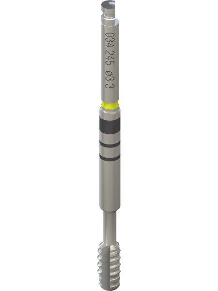 Метчик S/SP для наконечника для хирургии по шаблонам, Ø 3,3 мм, L 42 мм, Stainless steel