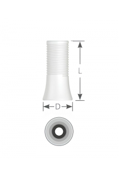 Цилиндр пластмассовый (Plastic Cylinder) диаметр 5.0 мм, длина 10 мм (MPLA 5010N)