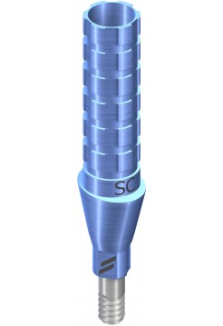 Овальный временный абатмент для коронки SC, GH 3 мм, TAN