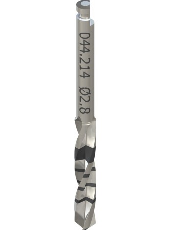 Короткое пилотное сверло 2, Ø 2,8 мм, L 33 мм, Stainless steel