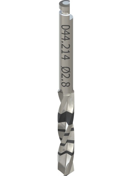 Короткое пилотное сверло 2, Ø 2,8 мм, L 33 мм, Stainless steel Короткое пилотное сверло 2, Ø 2,8 мм, L 33 мм, Stainless steel