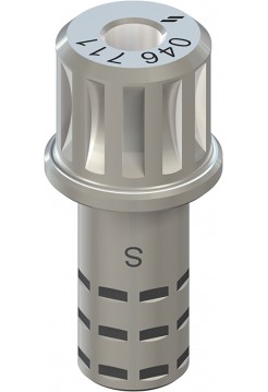Переходник S для хирургии по шаблонам, L 17 мм, Stainless steel