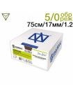 Моносорб 5/0 75см 17мм 1/2 колющая 24шт фиолетовый