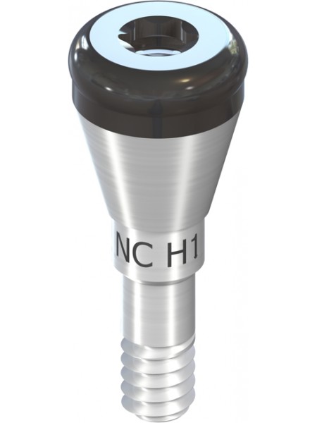 Прямой абатмент Novaloc 0° NC, H 1 мм, TAV