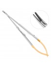 Иглодержатель Micro-Nadelhalter TC, изогнутый, 18 см