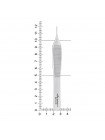 Пинцет-микро Micro-Adson ультратонкий, 12см