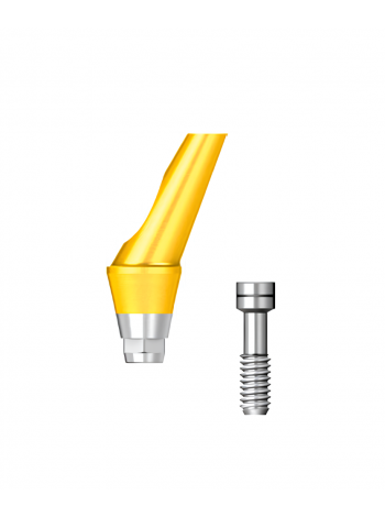 Абатмент угловой (Angled Abutment) диаметр 4.5 мм, десна 3 мм, угол 25°, hex B (SSAA 453025AH)