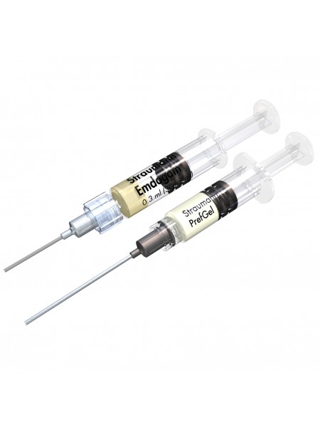 Straumann Emdogain®, PrefGel® мультиупаковка: Emdogain 3 х 0,3 мл (30 мг/мл), PrefGel 3 х 0,6 мл (24% EDTA) Straumann Emdogain®, PrefGel® мультиупаковка: Emdogain 3 х 0,3 мл (30 мг/мл), PrefGel 3 х 0,6 мл (24% EDTA)