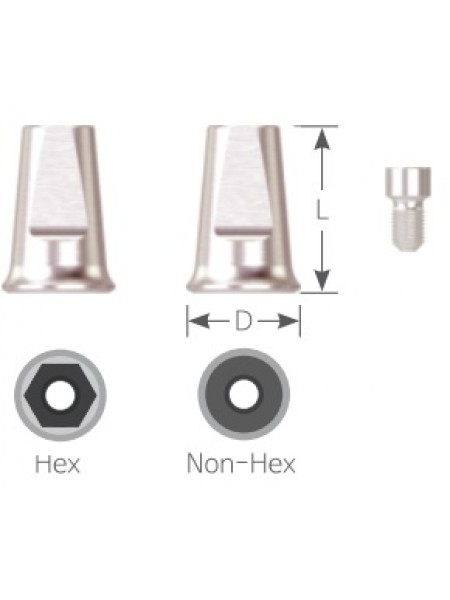 Цилиндр временный (Cemented Cylinder) (MCEM5408N) Цилиндр временный (Cemented Cylinder) (MCEM5408N)