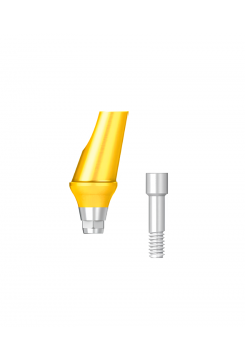 Абатмент угловой (Angled Abutment) диаметр 4.0 мм, десна 4 мм, угол 15°, hex B (UNSAA 404015BH)