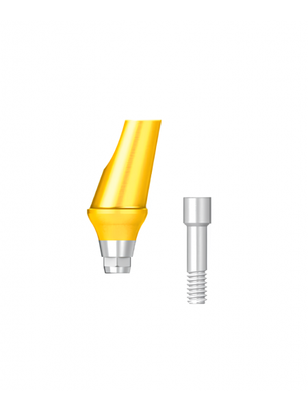 Абатмент угловой (Angled Abutment) диаметр 4.0 мм, десна 2 мм, угол 15°, hex B (UNSAA 402015BH) Абатмент угловой (Angled Abutment) диаметр 4.0 мм, десна 2 мм, угол 15°, hex B (UNSAA 402015BH)