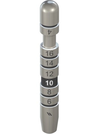 Глубиномер, Ø 3,5 мм, L 27 мм, Ti