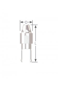 Цифровой аналог имплантата, диаметр 4.8 мм, длина 14.2 мм (MDA 4813)(MDAR 4814)