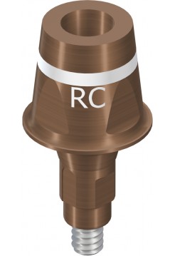 Цементируемый абатмент, RC, Ø 6,5 мм, GH 1 мм, AH 5,5 мм, Ti
