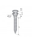 Ортодонтический винт, D=1.5 мм, L=6 мм, H=1.5 мм