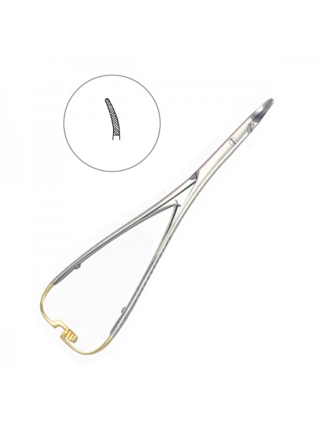 Иглодержатель Nadelhalter TC, изогнутый, 17 см Иглодержатель Nadelhalter TC, изогнутый, 17 см